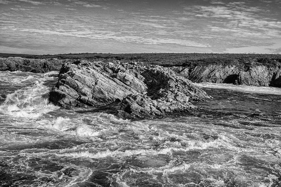 Kazan river's second rapid of note after Angikuni Lake