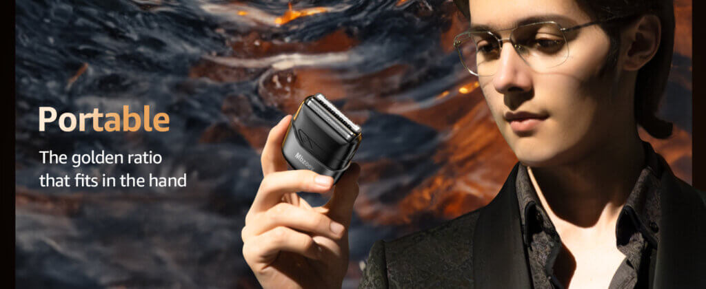 mini electric razor for men