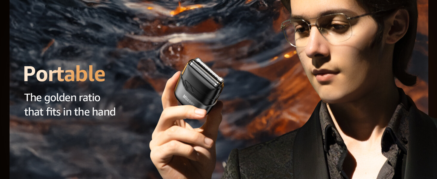 mini electric razor for men