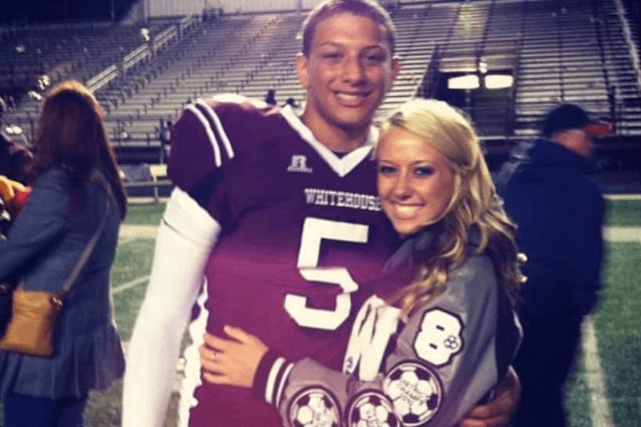 Patrick Mahomes and Brittany