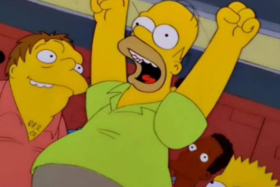 the simpsons superbowl