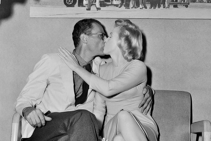 Marilyn Monroe y Arthur Miller 