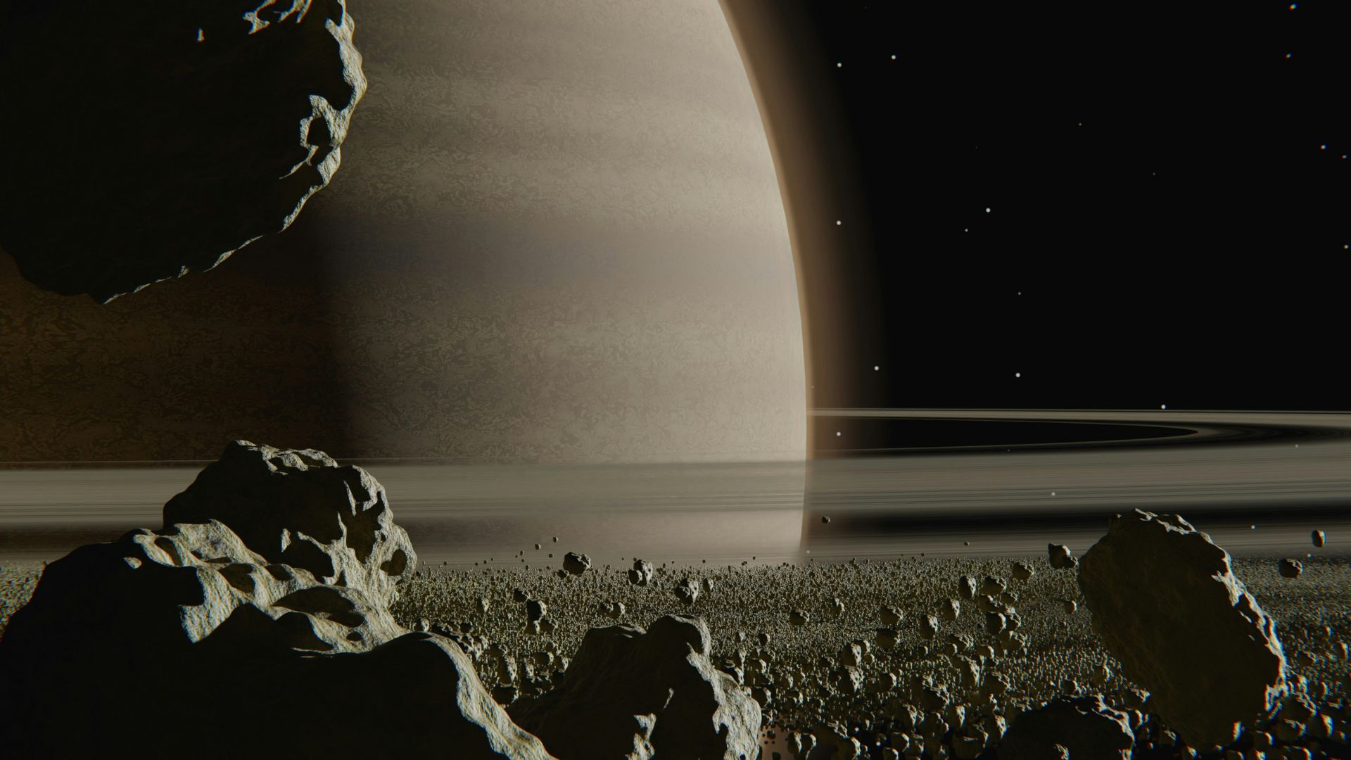 Group of people watching a large screen display indoors