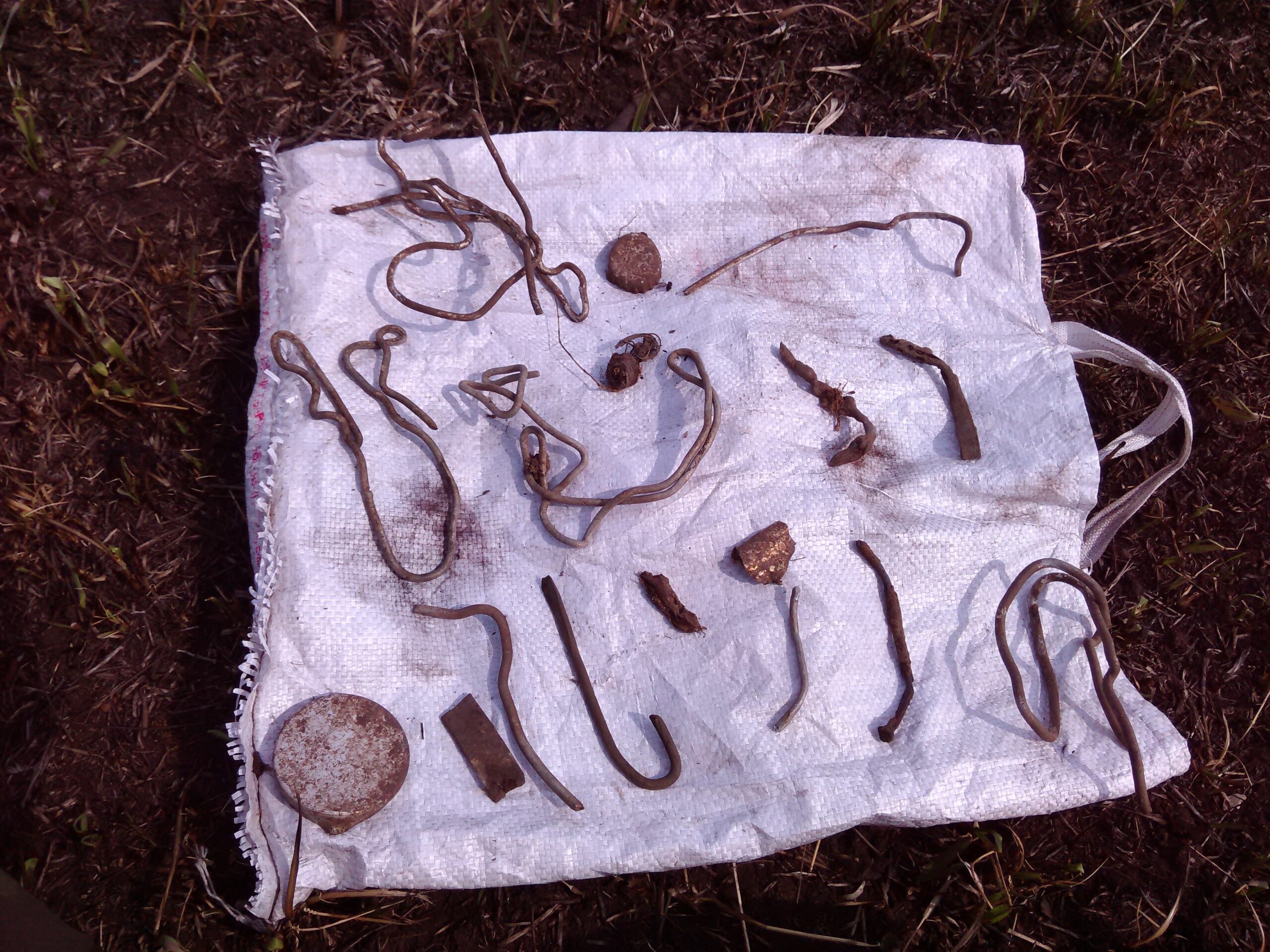 Assortment of findings on the ground