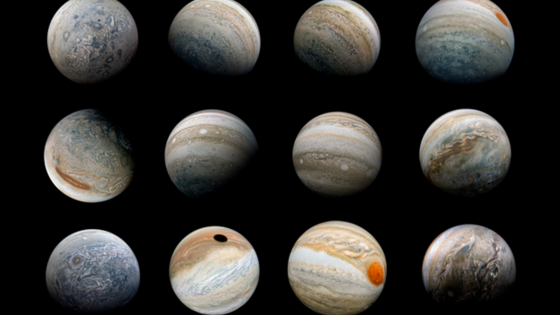 different phases of Jupiter