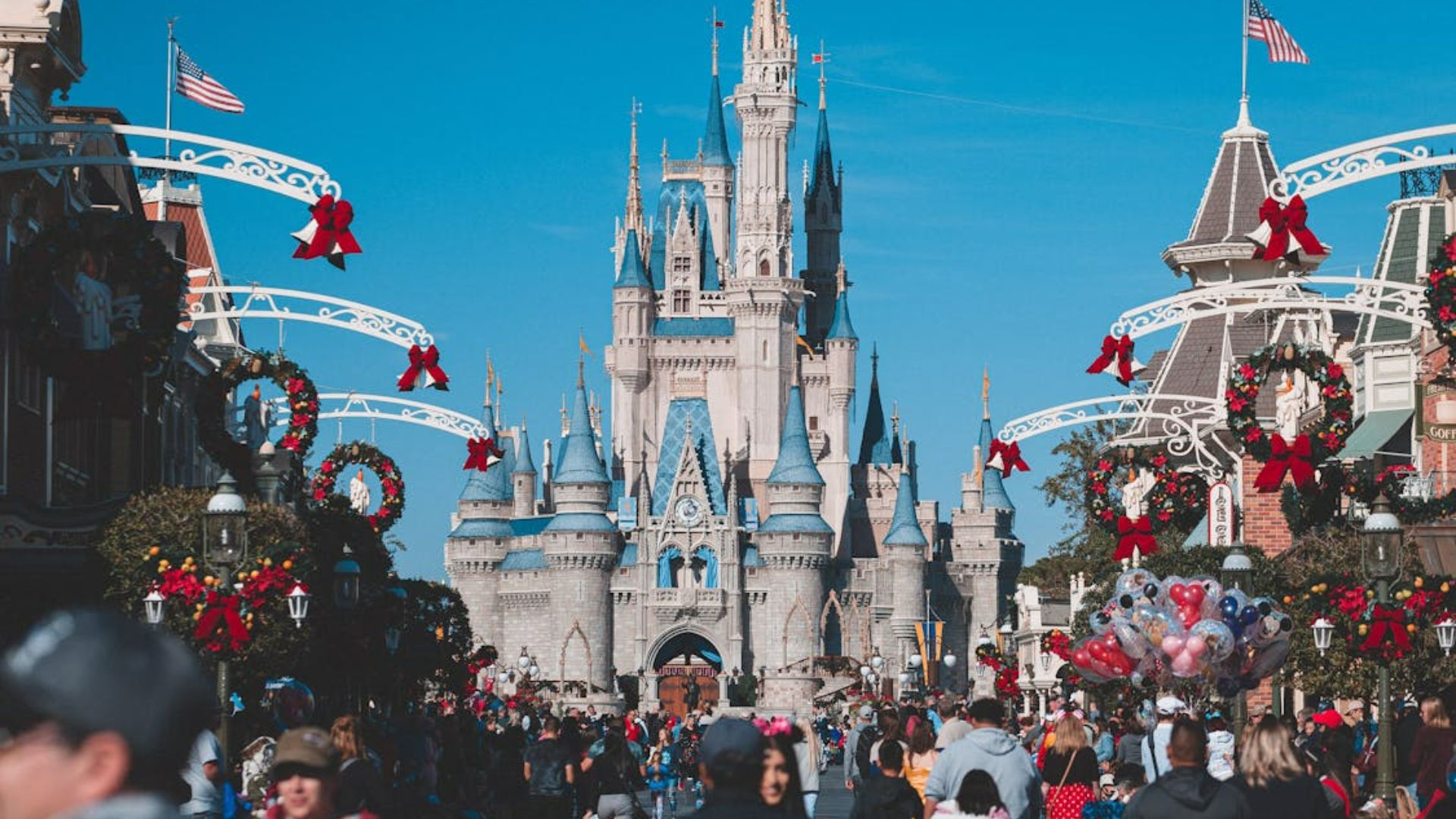 Cinderella's Castle in the Magic Kingdom at Disney World in Orlando, Florida