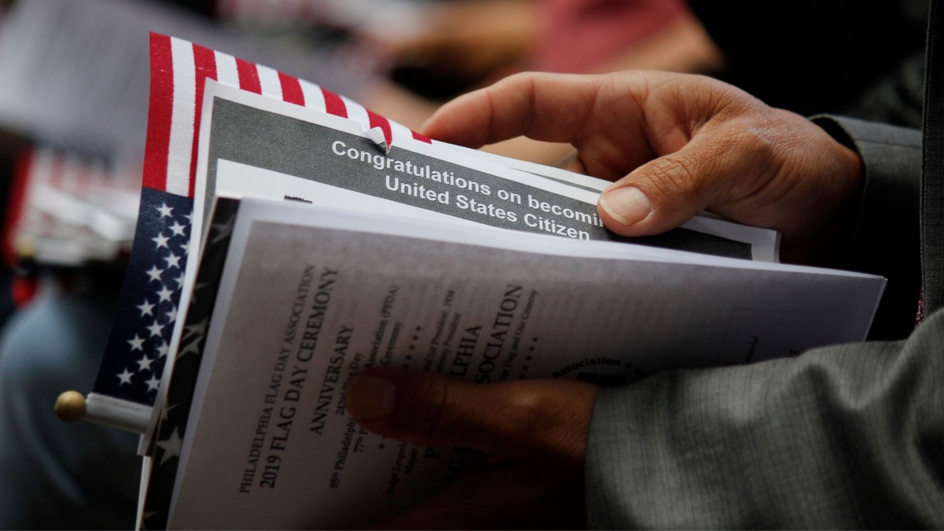 A special naturalization ceremony to become a U.S. citizen