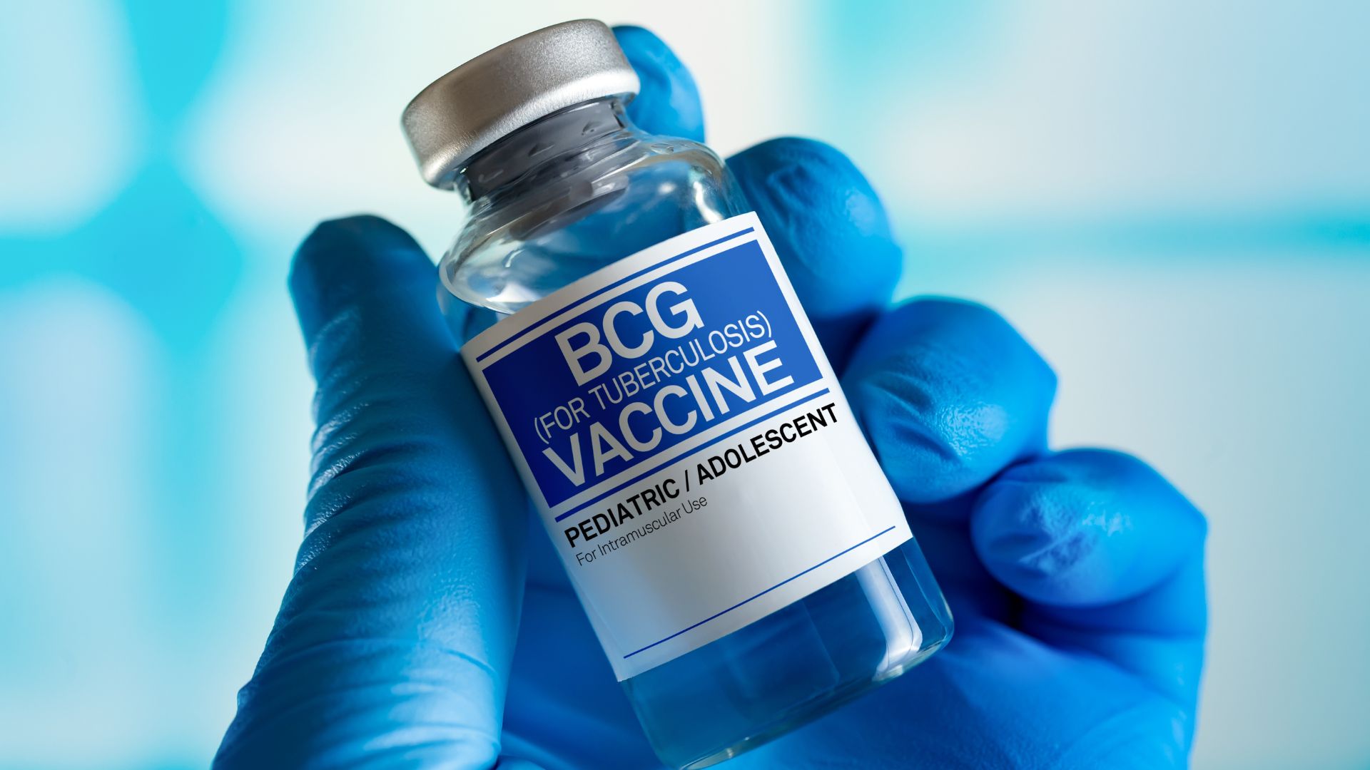 A vial of BCG vaccine against tuberculosis disease