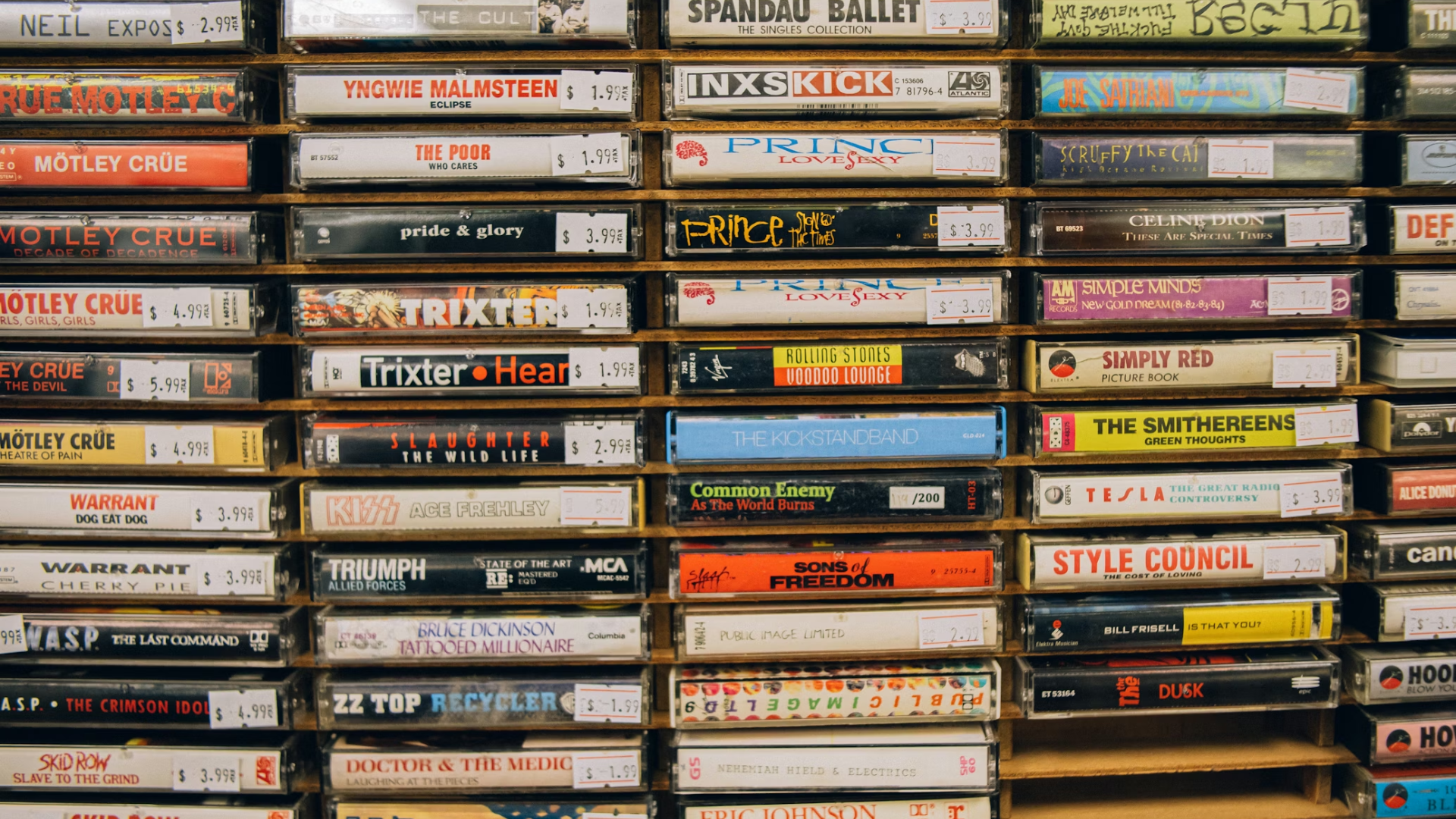 VHS tapes