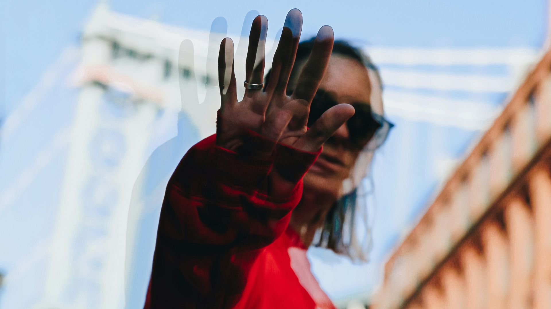 Human abstract double image