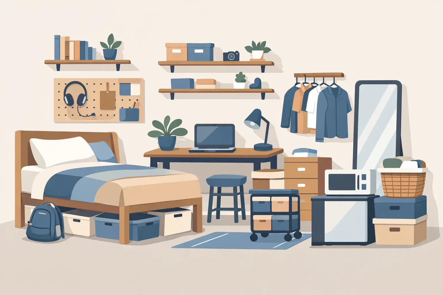 15 College Dorm Organization Ideas That Work