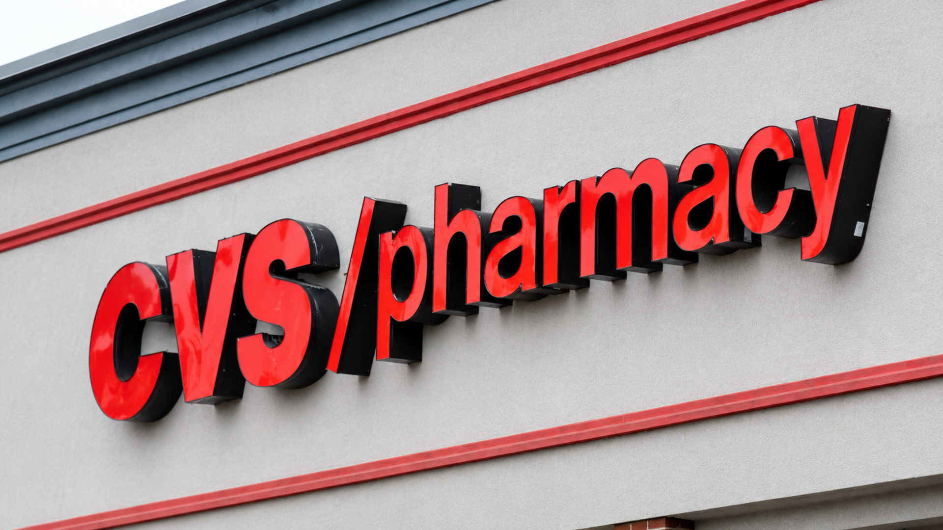 CVS Pharmacy sign on the exterior of a store.