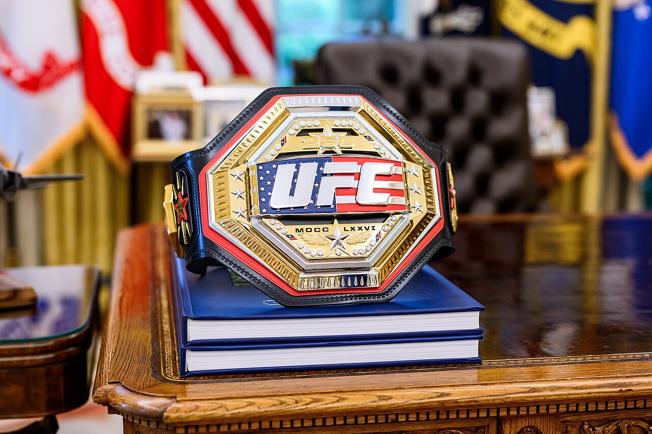 A custom belt designed exclusively for this event was revealed on May 6 and is expected to be awarded to both title fight winners.