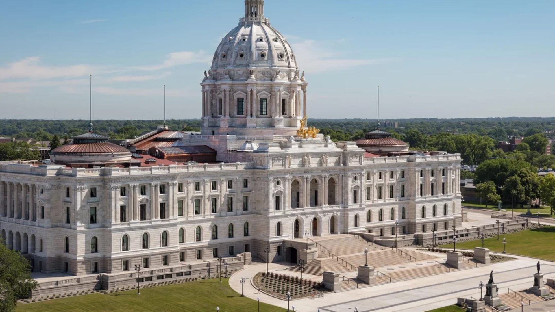 Minnesota State Capitol building in St. Paul.