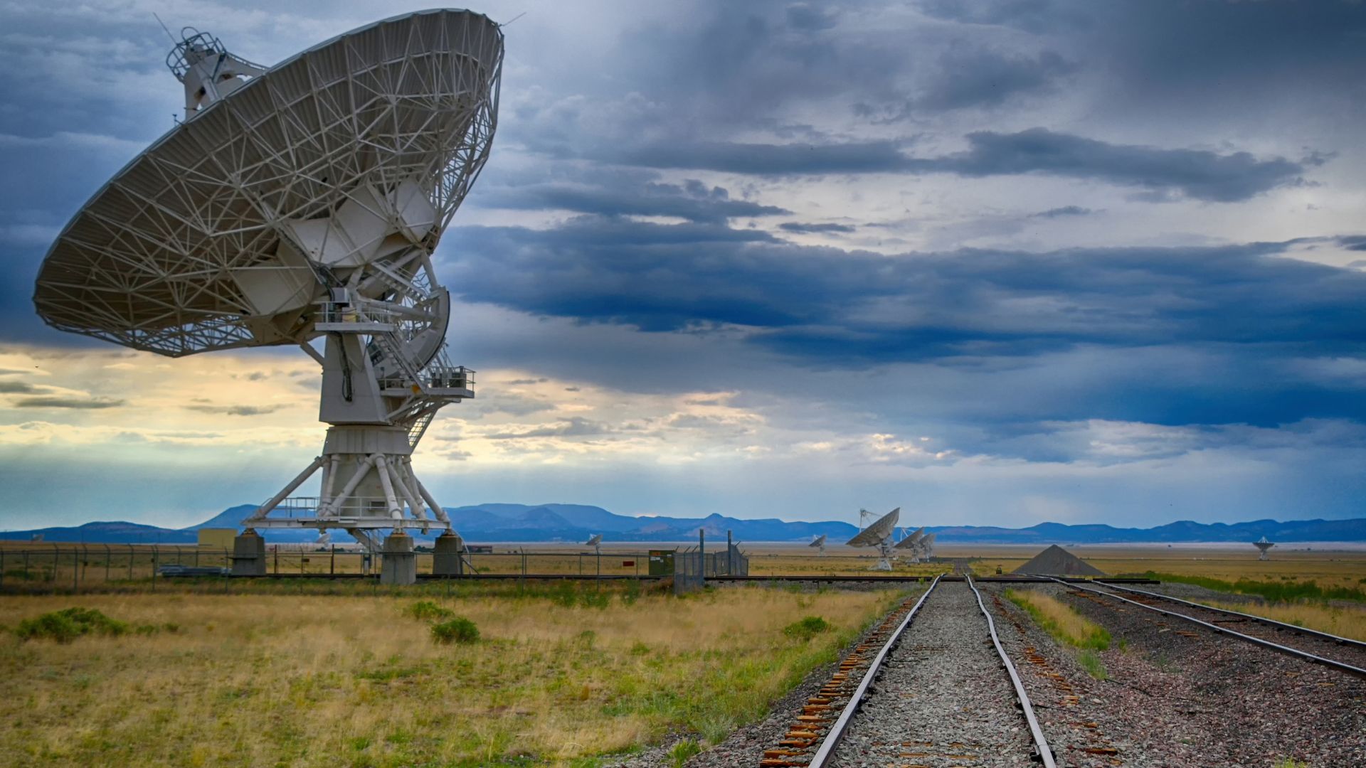 Big antennas and satellites designed to detect alien communications from space